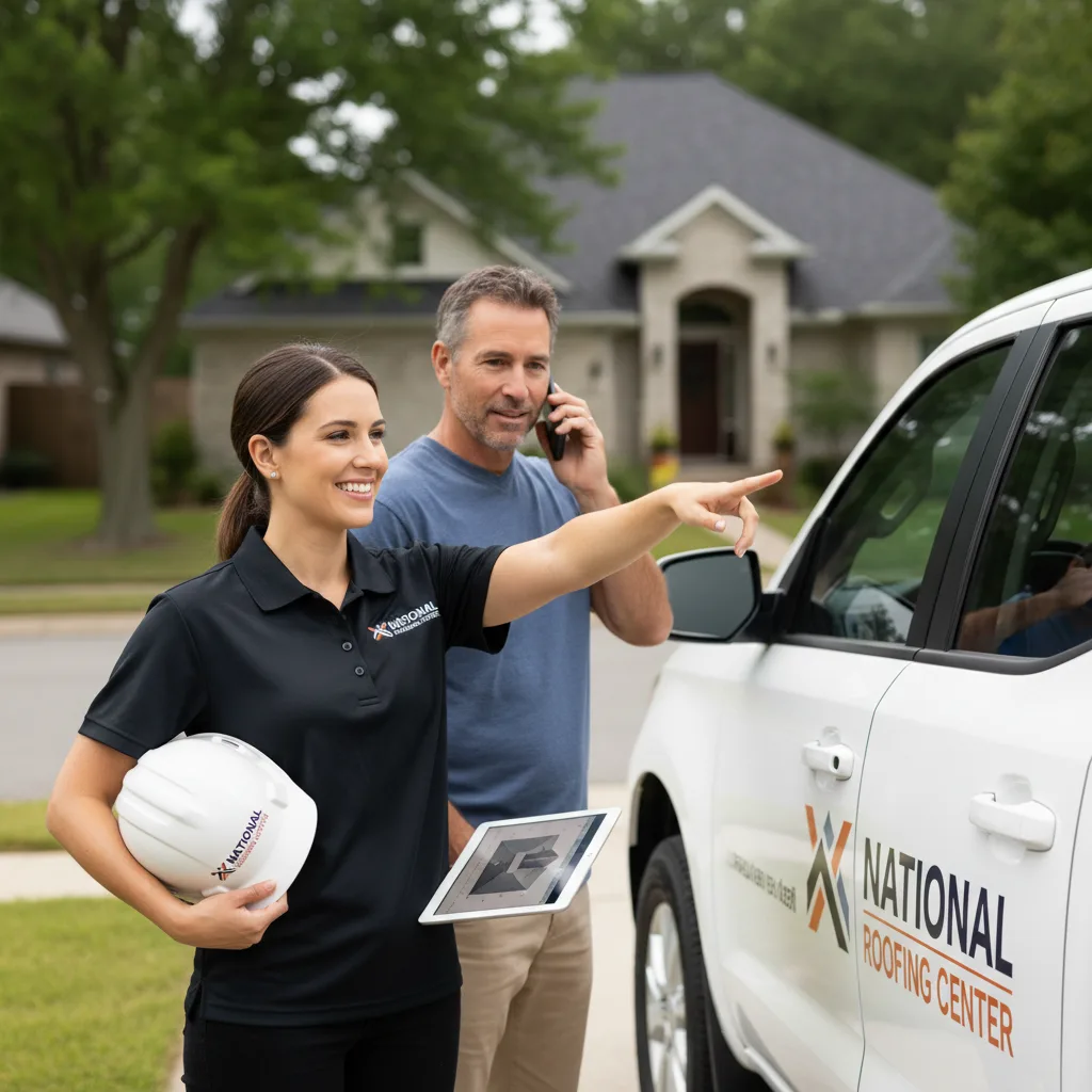 National Roofing Center customer support in Hansen